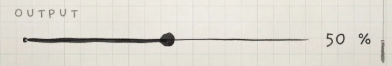 OUTPUT at the bottom of the Sound tab.